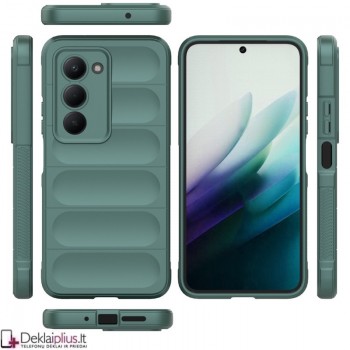 Magic Shield guminis dėklas su kameros apsauga - žalias (Xiaomi Redmi 15 4G) Magic Shield guminis dėklas su kameros apsauga - žalias (Xiaomi Redmi 15 4G)